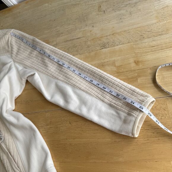 L.L. Bean Jacket Mountain Classic Windproof Fleece Full Zip Outdoors Bone Sz 1X - Picture 11 of 12